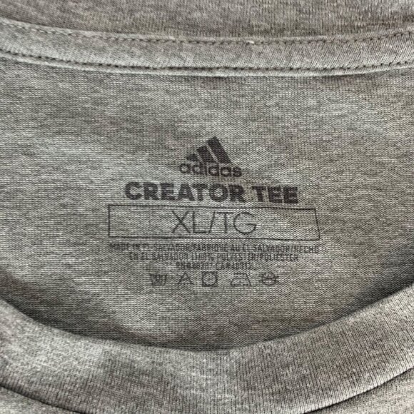 St Louis Blues NHL Gray Adidas Aeroready Athletic Crewneck Shirt Mens XL - Picture 3 of 4